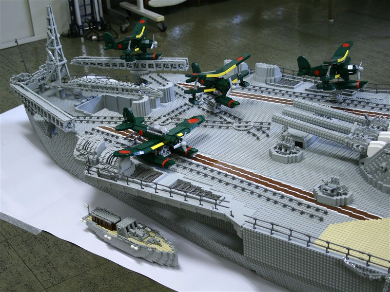 Illustration for article titled Lego Battleship Yamato Is Biggest Lego Ship Ever